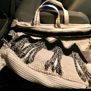HELP HELP, Charming Charlie Fringe Boho Beach Tote